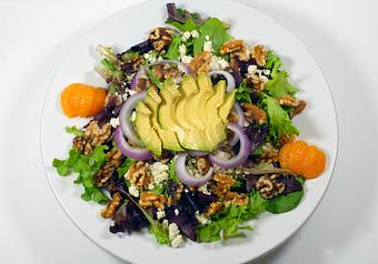 Product: Avocado Salad with Mango Vinaigrette dressing - Lakeview Brew Coffee Cafe in New Orleans, LA American Restaurants
