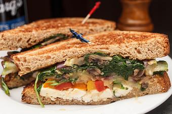 Product: The Brew Roasted Veggie Sandwich - Lakeview Brew Coffee Cafe in New Orleans, LA American Restaurants
