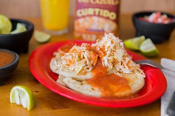 Product: DELICIOUS TORTILLA POCKETS FILLED WITH YOUR CHOICES - Las Cazuelas Restaurant & Pupuseria in Highland Park - Los Angeles, CA Mexican Restaurants