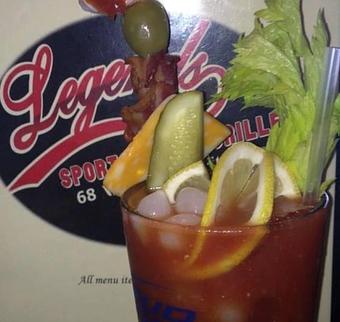 Product: Bloody Mary Sundays at Legends - Legend's Bar & Grill in Fitchburg, MA American Restaurants