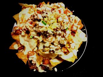 Product: Loaded Chicken Nachos - Legend's Bar & Grill in Fitchburg, MA American Restaurants