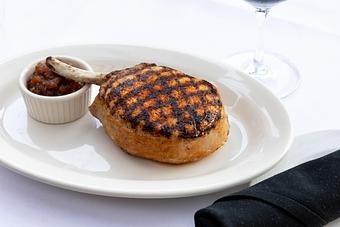 Product: apple compote - LG's Prime Steakhouse in Palm Springs, CA Steak House Restaurants