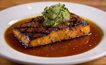 Product: Award Winning Citrus Salmon - Lincoln Whiskey Kitchen in Schaumburg, IL American Restaurants