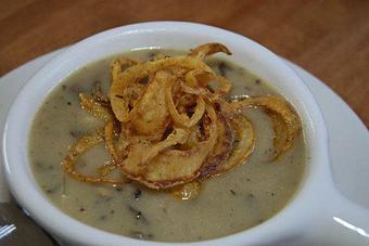 Product: Whiskey Wild Mushroom Soup - Lincoln Whiskey Kitchen in Schaumburg, IL American Restaurants