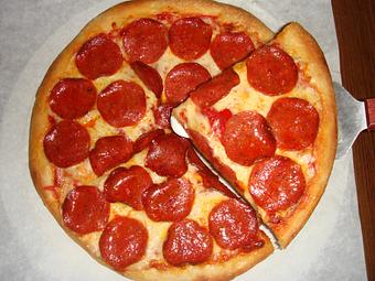 Product: Pepperoni Pizza - Lomeli's Italian Restaurant in Gardena, CA Italian Restaurants