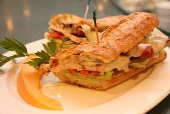 Product: Club Sandwich Panino w/Grilled Chicken - Luciano's Italian Restaurant in Clinton Township, MI Italian Restaurants