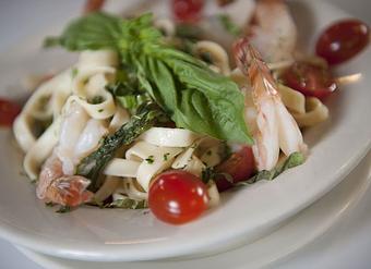 Product: Fettucine con Gamberi - Luciano's in South Reno - Reno, NV Italian Restaurants