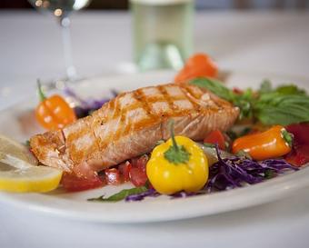 Product: Salmone alla Mediterranea - Luciano's in South Reno - Reno, NV Italian Restaurants