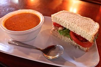 Product: Half Sandwich (Old Special) Retired Menu Item - Mainstreet Pub in Historic Downtown Melbourne - Melbourne, FL Pubs