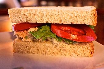 Product: Tuna Half Sandwich (Old Special) Retired Menu Item - Mainstreet Pub in Historic Downtown Melbourne - Melbourne, FL Pubs