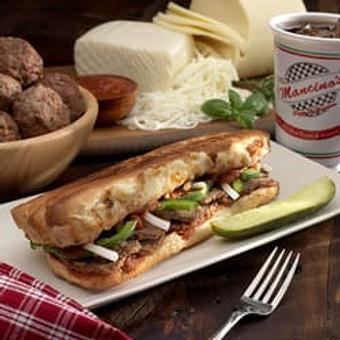 Product: Meatball Grinder - Mancino's Pizzas and Grinders in across from Gilles - Fond du Lac, WI Pizza Restaurant