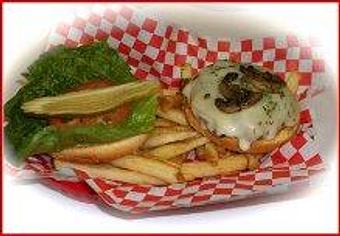 Product: Mushroom Burger - Marblemount Diner in Marblemount, WA American Restaurants