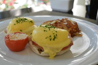 Product: Eggs Benedict - Copper Lounge in Los Angeles, CA Bars & Grills