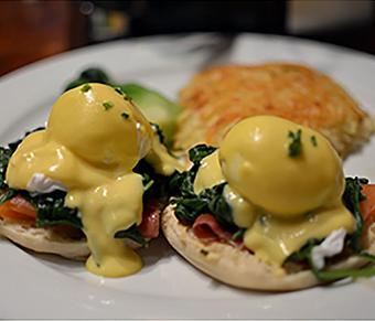 Product: Smoked Salmon Benedict - Copper Lounge in Los Angeles, CA Bars & Grills