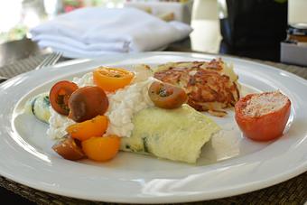 Product: Egg White Omelet, Cottage Cheese, Marinated Tomatoes - Copper Lounge in Los Angeles, CA Bars & Grills