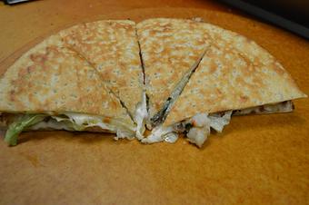 Product: Fabulous Artisan flat-bread sandwich - comes with your choice of any 2 meats - Mario's Pizza & Grill in Knoxville, TN Pizza Restaurant