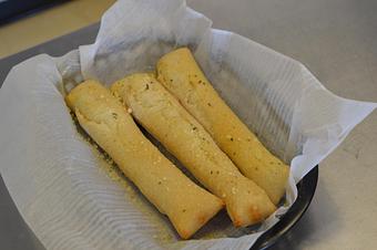 Product: 6 breadsticks to an appetizer order. 3 with large salads and pasta. - Mario's Pizza & Grill in Knoxville, TN Pizza Restaurant