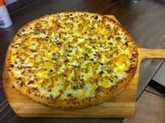 Product: Super Mario 20" Chicken Bacon Ranch Pizza. Available in Small-10", medium-12" or large-14" also. - Mario's Pizza & Grill in Knoxville, TN Pizza Restaurant