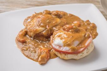 Product: Acadiana Benedict - Mason's Grill in Baton Rouge, LA American Restaurants