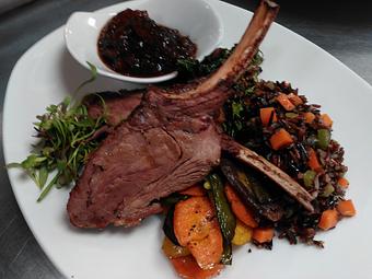 Product: Wild boar chop - Michael Anthony's at the Inn in Versailles, OH Restaurants/Food & Dining