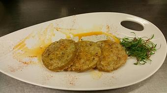 Product: Fried green tomatoes - Michael Anthony's at the Inn in Versailles, OH Restaurants/Food & Dining