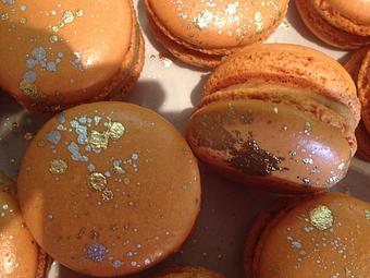 Product: Salted Caramel Macarons - Michele Coulon Dessertier in La Jolla, CA Bakeries