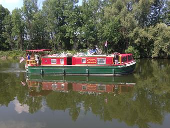 Product: "Skaneateles II", a Lockmaster 41'.  Great for mom & dad, grandma & grandpa and the kids to explore a week on the Erie Canal! - Mid-Lakes Navigation Company in Skaneateles, NY Business Services