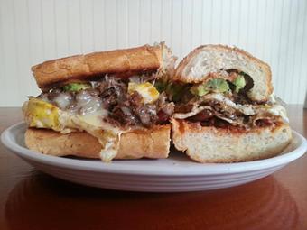 Product: Steak & Cheese Fancy Style - Mike & Patty's Special - Mike & Patty's in Boston, MA Diner Restaurants