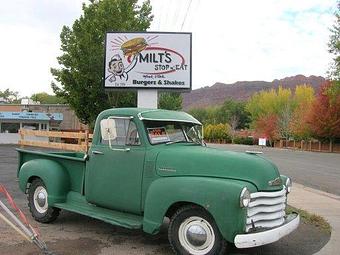 Product - Milt's Stop & Eat in On the way to the Slickrock Trail, just behind Dave's Corner Market - Moab, UT Hamburger Restaurants