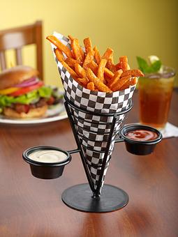 Product: Cone of Sweet Potato Fries - Miss Shirley's Cafe in Roland Park - Baltimore, MD American Restaurants