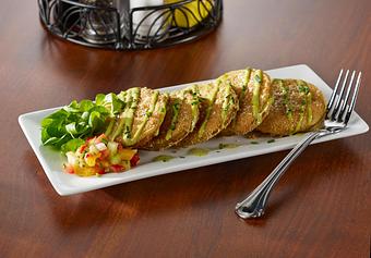 Product: Fried Green Tomatoes - Miss Shirley's Cafe in Roland Park - Baltimore, MD American Restaurants