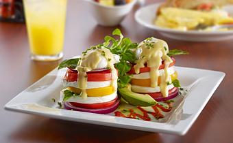 Product: Veggie Egg Tower - Miss Shirley's Cafe in Roland Park - Baltimore, MD American Restaurants