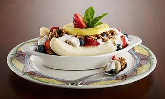 Product: Breakfast Banana Split - Miss Shirley's Cafe in Roland Park - Baltimore, MD American Restaurants
