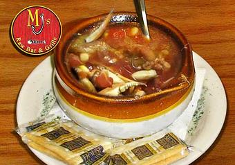 Product: MJ's Raw Bar Maryland Crab Claw Soup in New Bern - Mj's Raw Bar and Grille in Historic Downtown New Bern, North Carolina - New Bern, NC American Restaurants