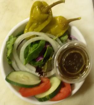 Product: side house salad - Mojo Pizza N' Pub in Oakhurst - Decatur, GA Pizza Restaurant