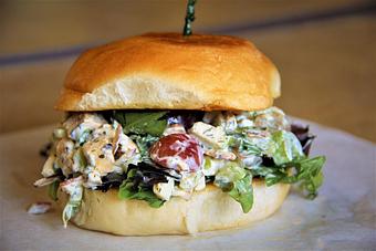 Product: Grilled Chicken Salad Sandwich - Moonie's Burger House- Cedar Park in Cedar Park, TX American Restaurants