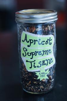 Product: Apricot Supreme Tisane - Mother Fool's Coffeehouse in Willy St. - Madison, WI Coffee, Espresso & Tea House Restaurants