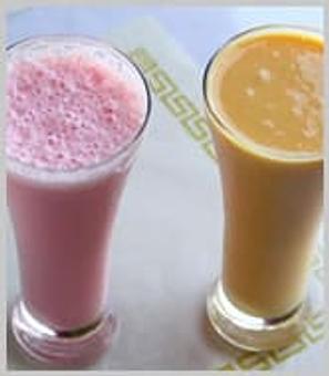 Product: Lassi (Rose & Mango) - Mount Everest Restaurant in Berkeley, CA Restaurants/Food & Dining