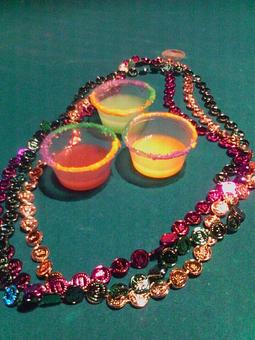 Product: Mardi Gras Jello Shots - My Brother's Place in Historical Downtown Main Street - Canon City, CO Bars & Grills