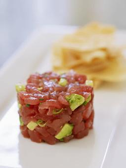 Product: Ahi Tuna Tartare - N9NE Steakhouse Chicago in West Loop - Chicago, IL Steak House Restaurants