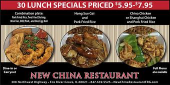 Product - New China in Fox River Grove, IL Chinese Restaurants