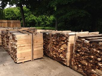 Product: Yep, we still cook the old fashioned way here at New Market BBQ! This is part of our Wood Store. We typically receive in around 26 pallets of Hickory at a time. LOVE the smell of Hickory burning. Just amazing! Oh, and it makes Great Q too! - New Market BBQ in Downtown New Market, AL - New Market, AL Barbecue Restaurants