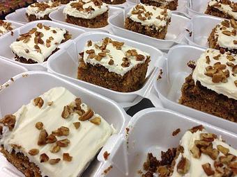Product: Made from Scratch Carrot Cake - I've never had a better Carrot Cake myself. This stuff is the BOMB! - New Market BBQ in Downtown New Market, AL - New Market, AL Barbecue Restaurants