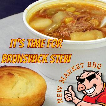 Product: Brunswick Stew is available from Sept - March - New Market BBQ in Downtown New Market, AL - New Market, AL Barbecue Restaurants