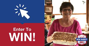 Product: Enter to WIN our Weekly Cake Giveaway at www.NewMarketBBQGiveaway.com - New Market BBQ in Downtown New Market, AL - New Market, AL Barbecue Restaurants