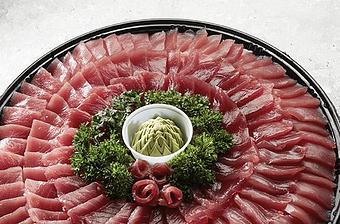 Product: Fresh sashimi platters are always great at parties! 24 hours notice is recommended. - Upstairs at Pier 38 in Honolulu, HI Seafood Restaurants