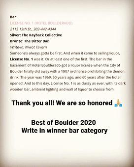 Product - Niwot Tavern in Niwot, CO American Restaurants