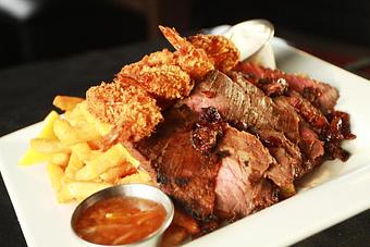 Product: w/Coconut Prawns - NYP Bar and Grill in Seattle, WA Pizza Restaurant