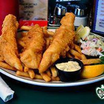 Product: Hand dipped in our famous beer batter - O'Blarney's Pub & Restaurant in Olympia, WA Irish Restaurants
