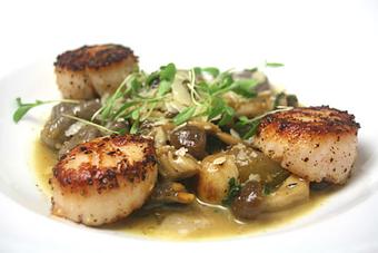 Product: Lemongrass Seared Day Boat Scallops - Ohana in Gloucester, MA American Restaurants